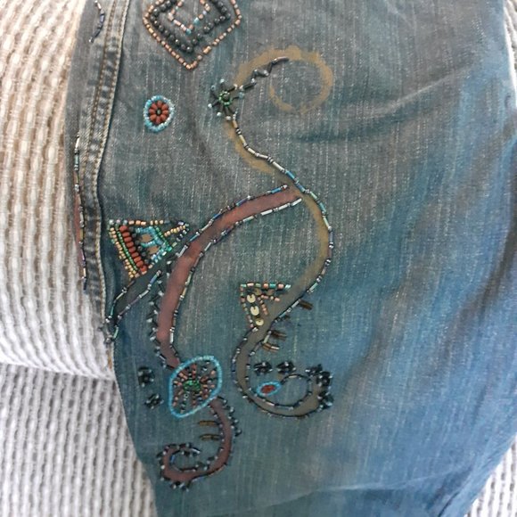 Chicos size 0.5 denim with embroidery - Picture 2 of 6